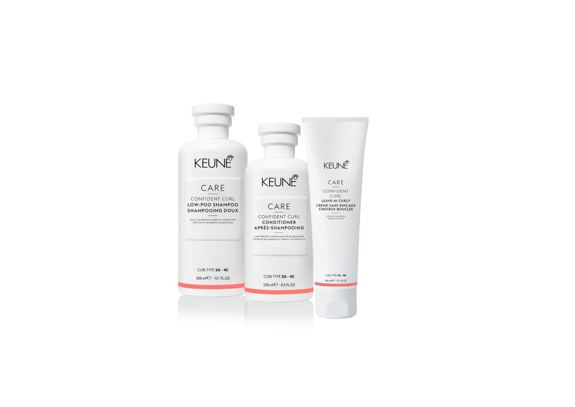 Confident Curl Bundel Leave-In Curly Confident Curl Shampoo Confident Curl Conditioner Confident Curl Leave-In Wavy Care Low-poo Shampoo Keune Care For Hair #Curls Bundel Leave-In Curly