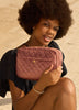 Fan Palm Beauty Bag Medium Vintage Rose Toilettas Care For Hair thumbnail-2