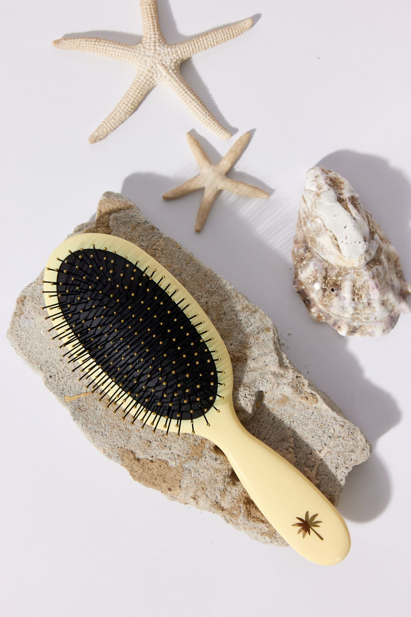 Fan Palm Wet Brush Medium Sunshine Speciaal voor nat haar Ontklit Care For Hair