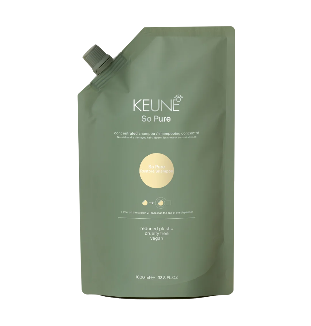 Keune So Pure Restore Shampoo 1000ml CFH Care For Hair #1000ml