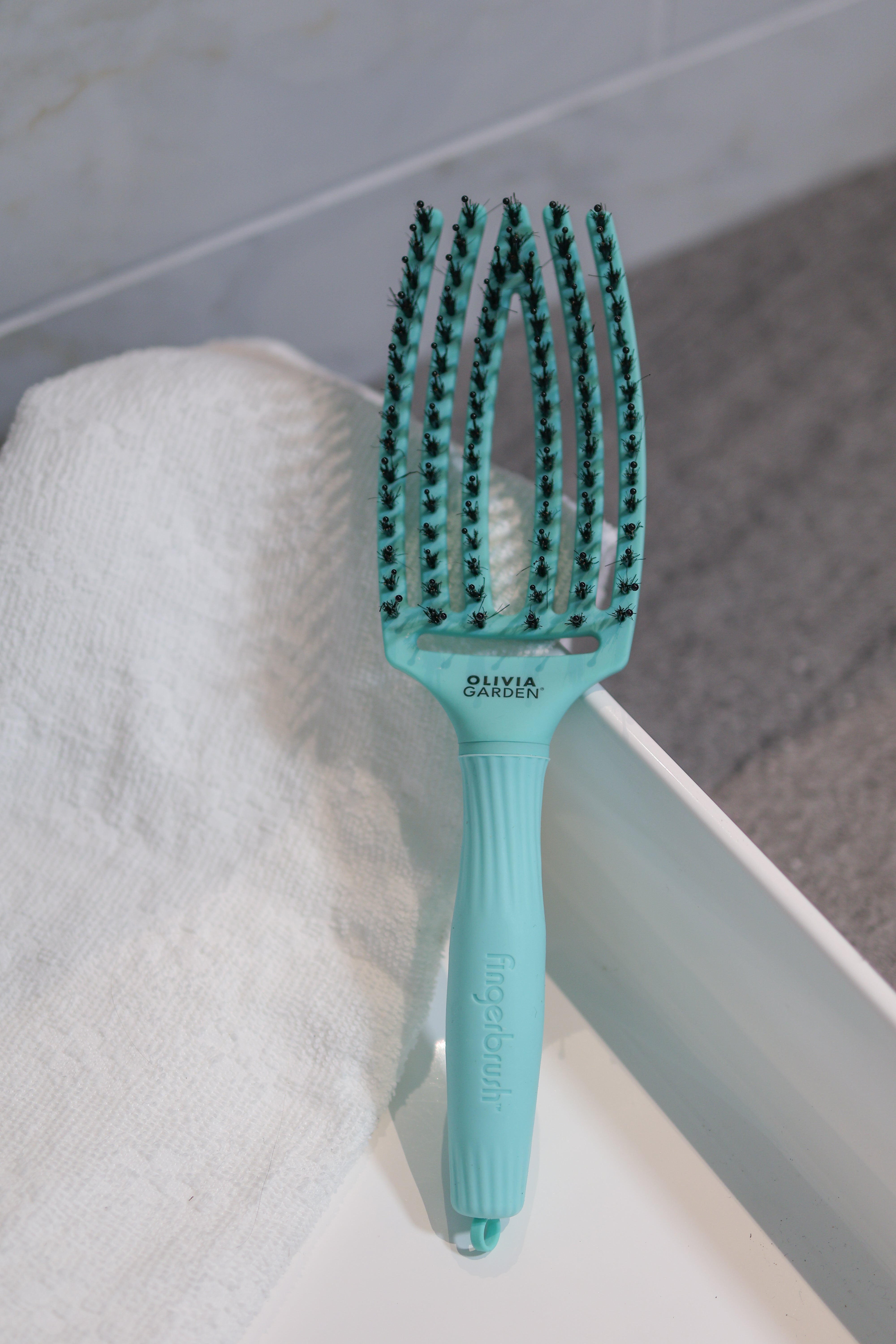 Olivia Garden Finger Brush Mint CFH Care For Hair