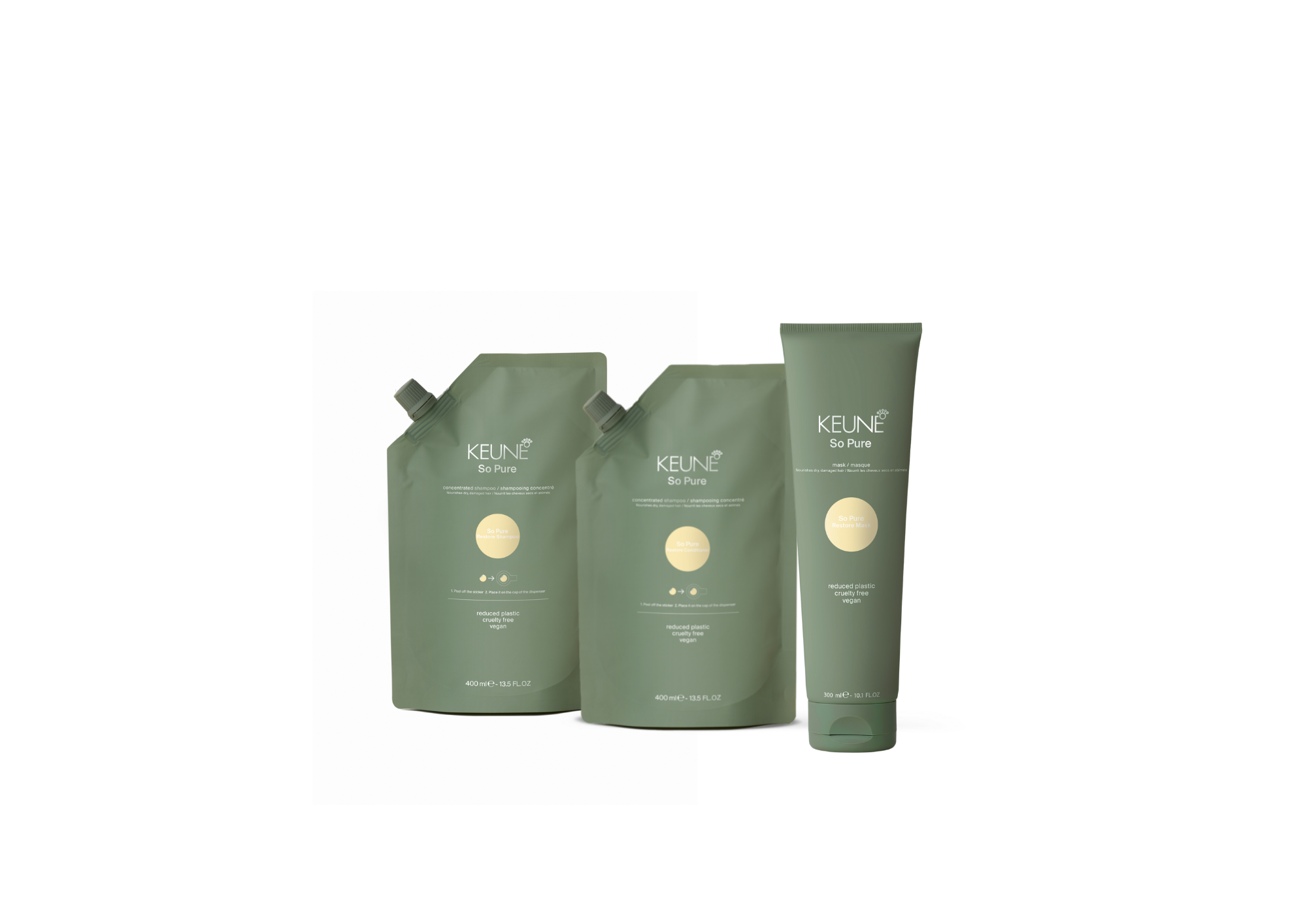 So Pure Restore Bundel Shampoo Conditioner Masker Keune Care For Hair