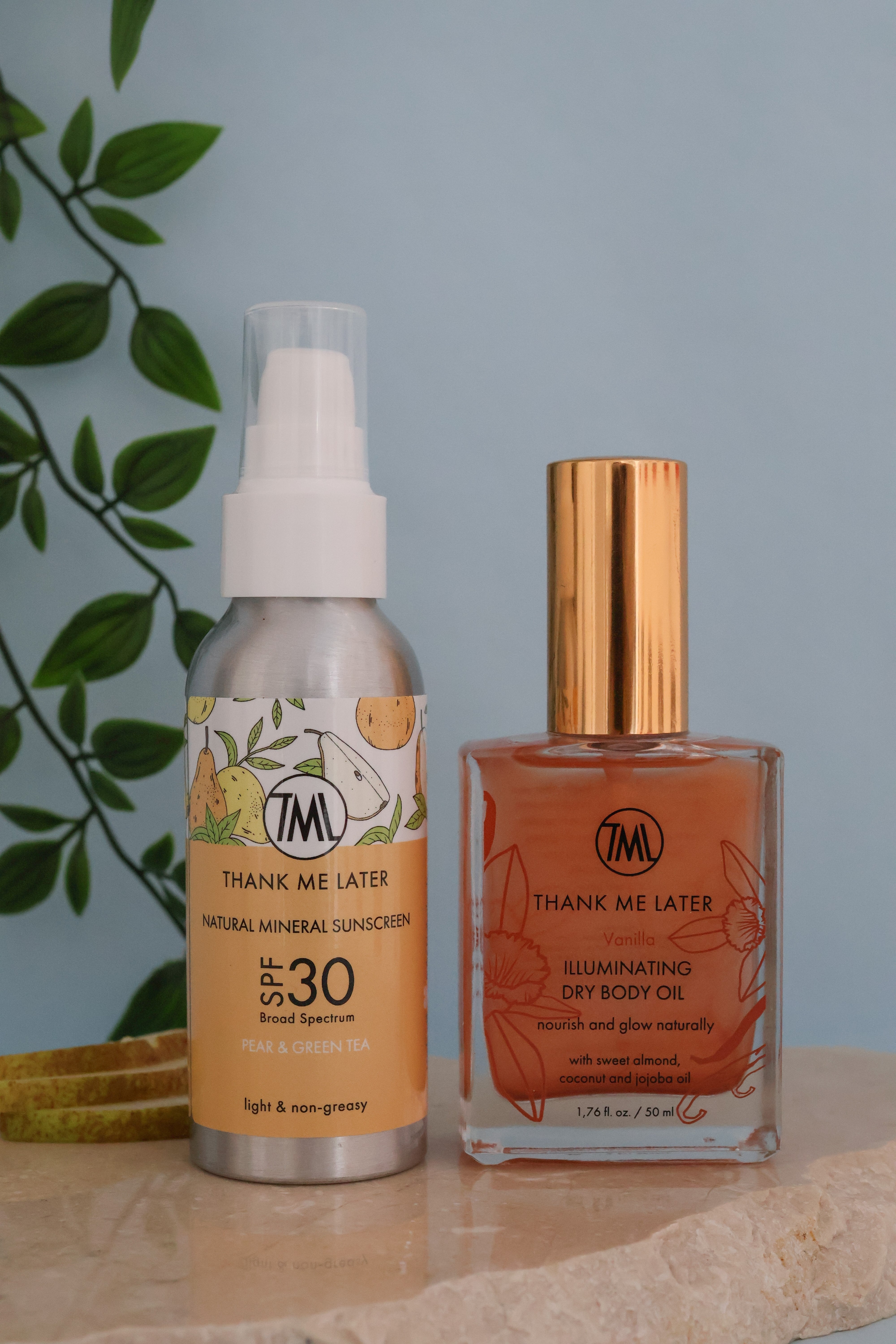 Thank Me Later Ultimate Duo Peer en Dry Body Oil CFH Care For Hair