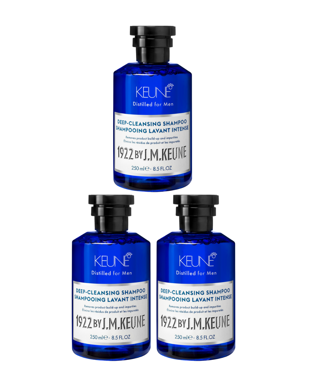 1922 by J.M. Keune Deep Cleansing Shampoo per 3 stuks