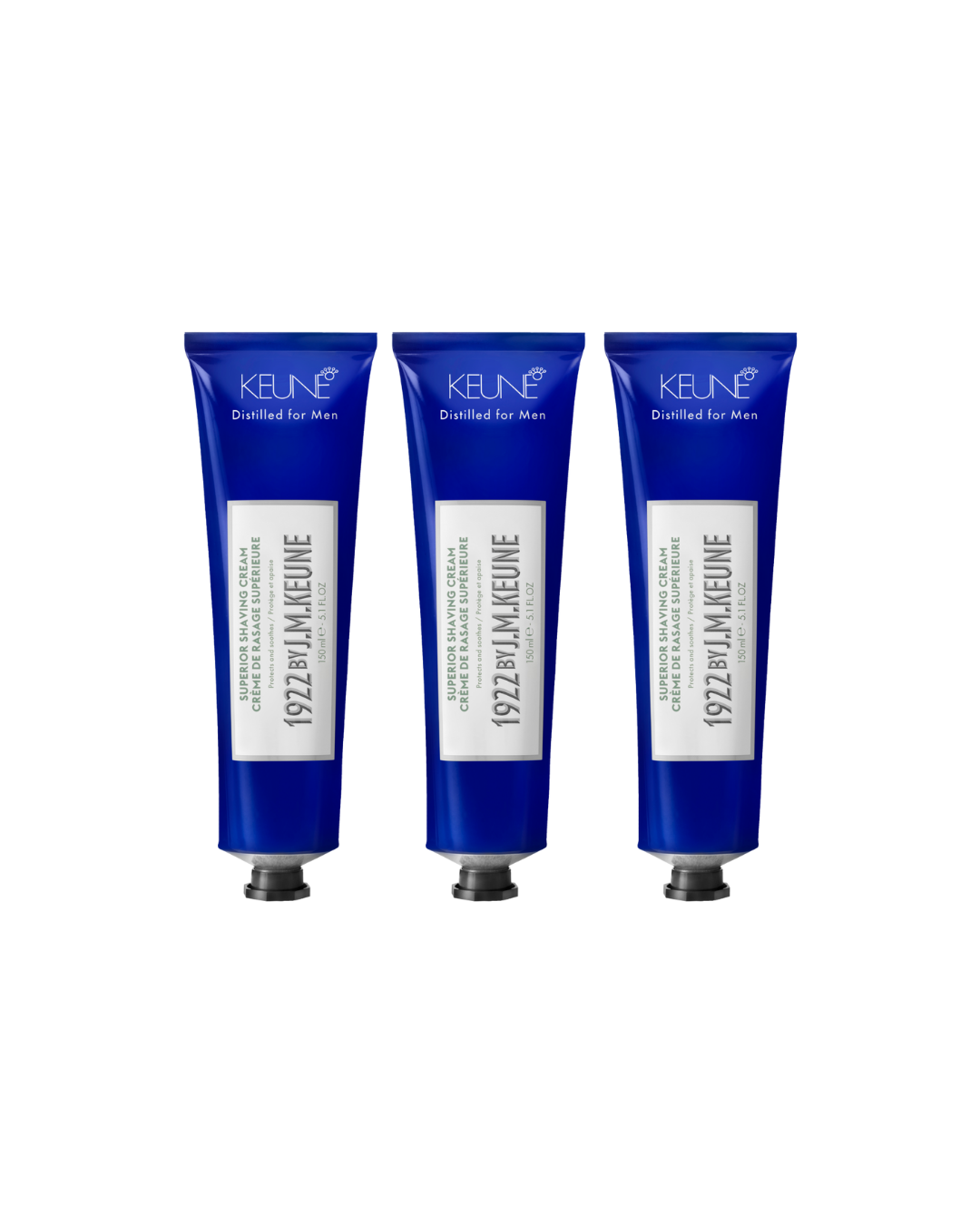 1922 by J.M. Keune Superior Shaving Cream  per 3 stuks bij Care For Hair 