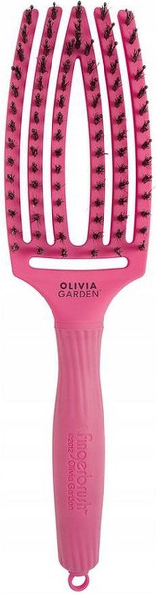 Olivia Garden Finger Brush Medium Roze