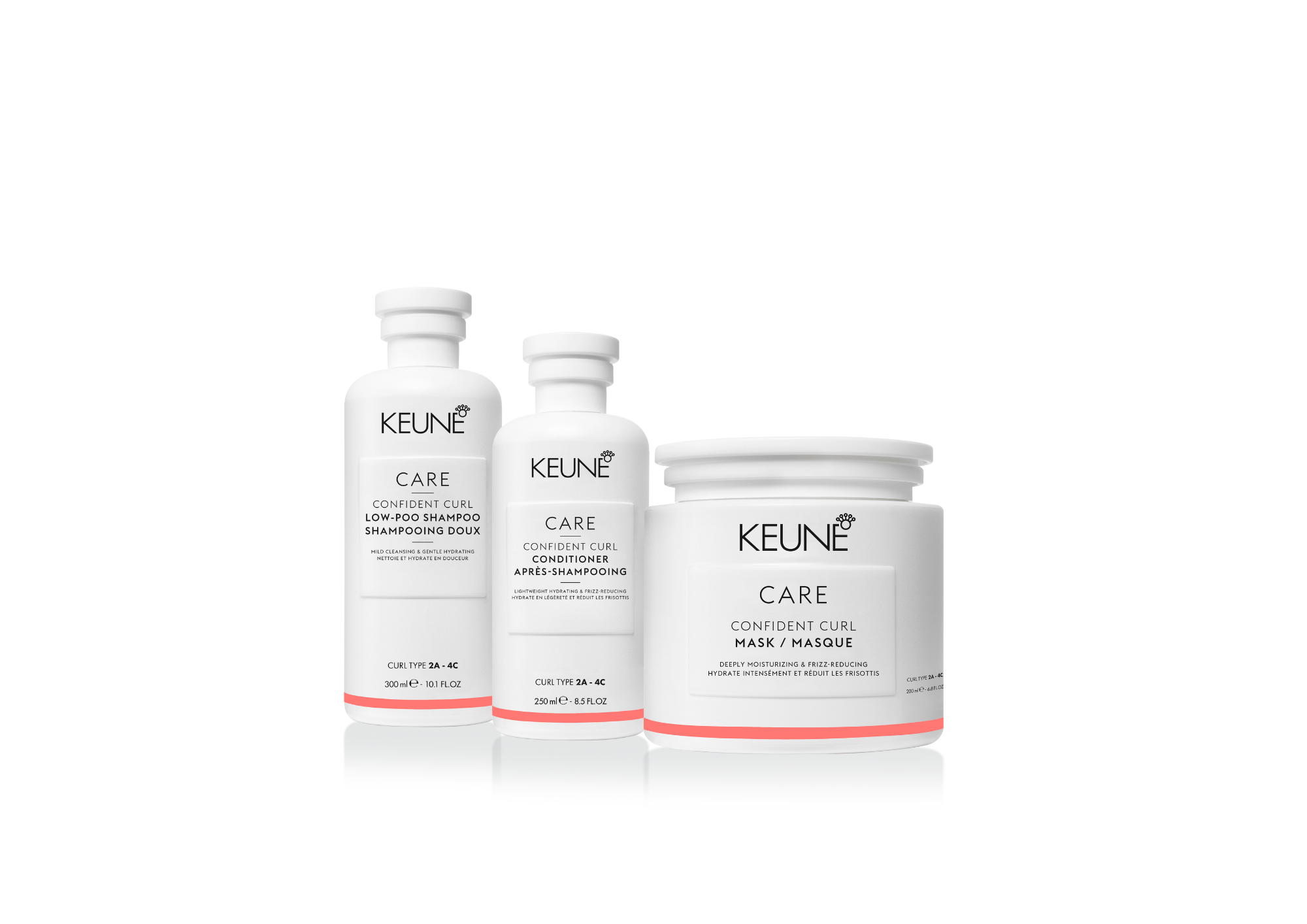 Keune Confident Curl Shampoo Conditioner Masker voor krullen Care For Hair 