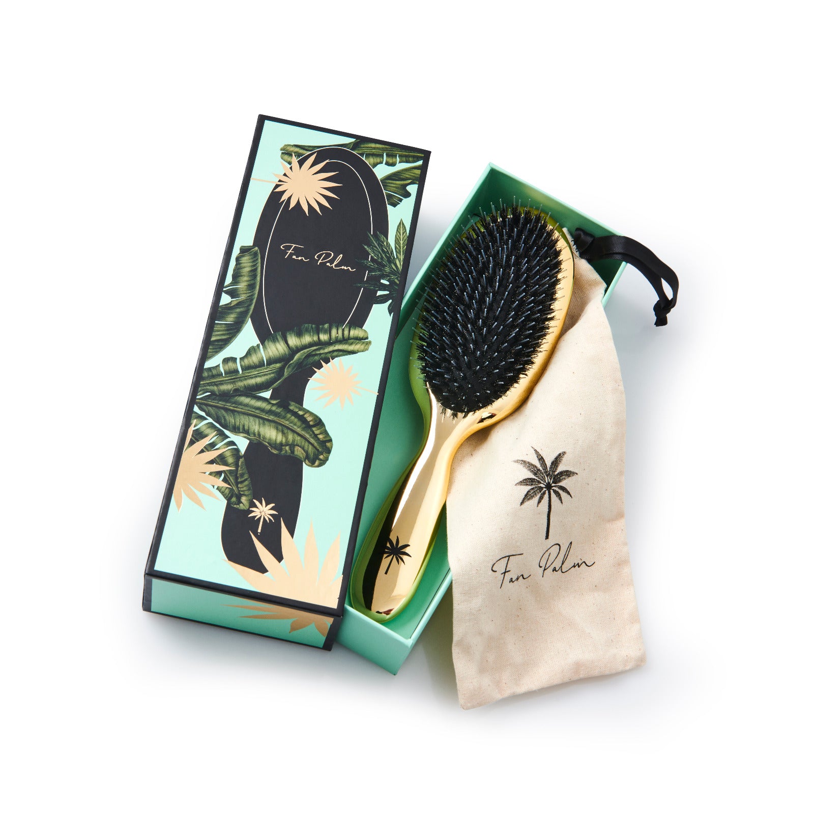 Fan Palm Brush Hollywoord bij Care For Hair 