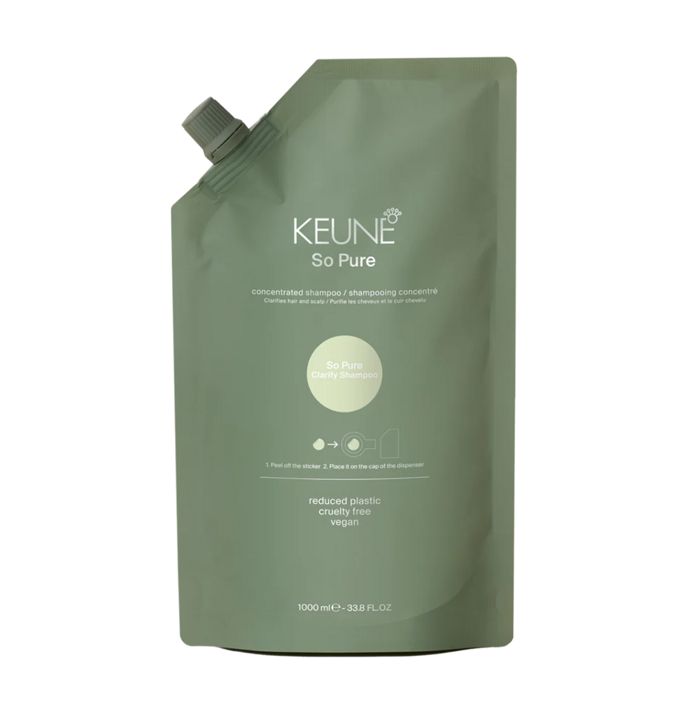 Keune So Pure Clarify Shampoo 1000ml CFH Care For Hair #1000ml