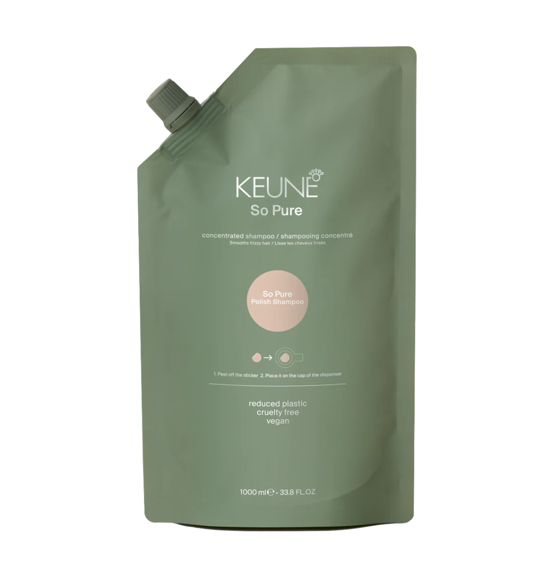 Keune So Pure Polish Shampoo CFH Care For Hair #1000ml