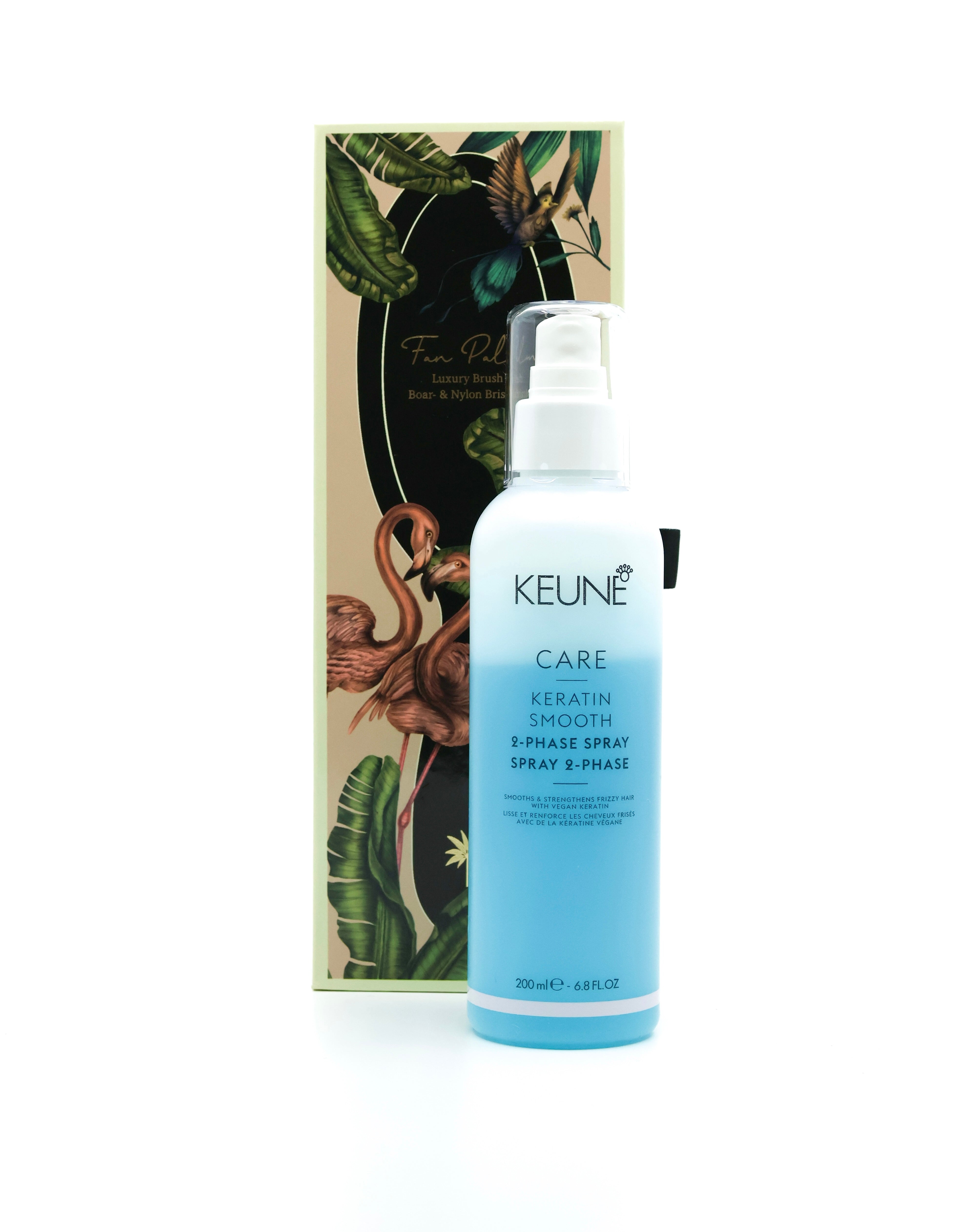 FAn PAlm Brush Medium Blush Keune Care Keratin Smooth 2 Phase Spray CFH