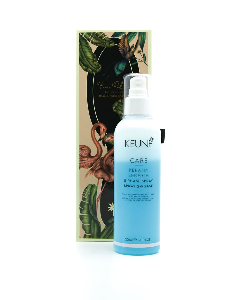 FAn PAlm Brush Medium Blush Keune Care Keratin Smooth 2 Phase Spray CFH