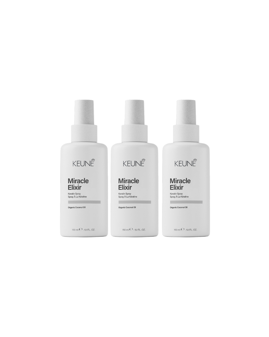 Miracle Elixer Keratin Spray per 3 stuks verkrijgbaar bij Care For Hair 