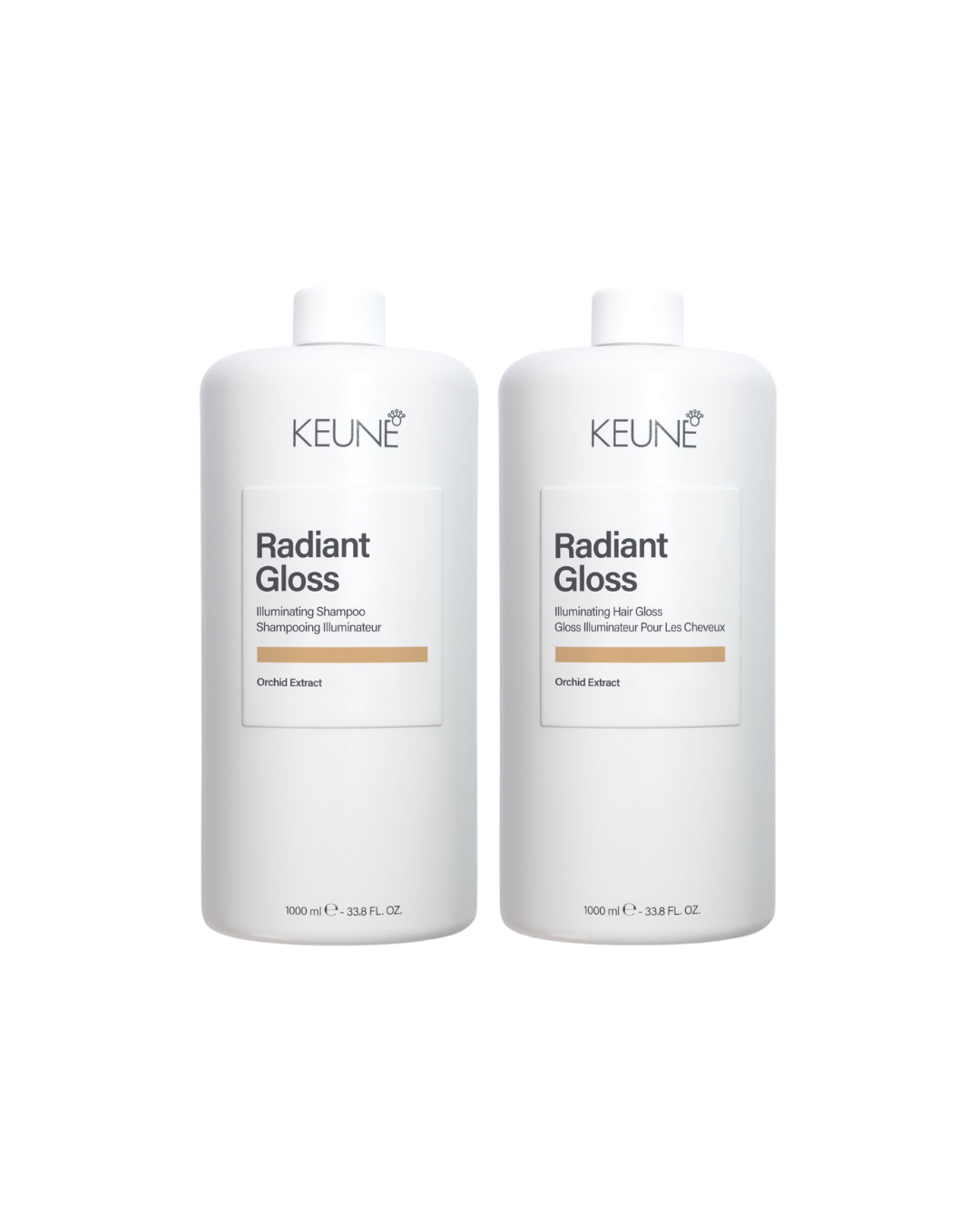 Keune Care Radiant Gloss Shampoo en Conditioner 1000ml in een bundel bij Care For Hair