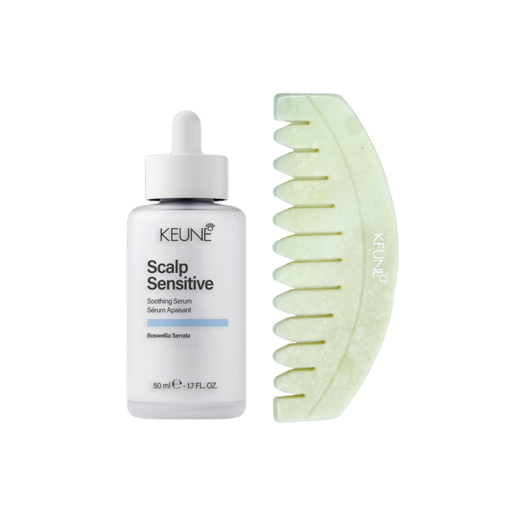 Keune Care Scalp Sensitive Serum en Keune Gua Sha kam bij Care For Hair 