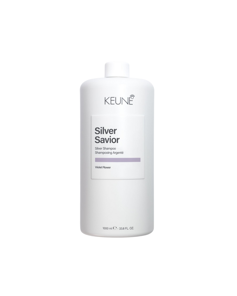 Keune Care Silver Savior Shampoo 1000ml. Literfles. Bij Care For Hair.