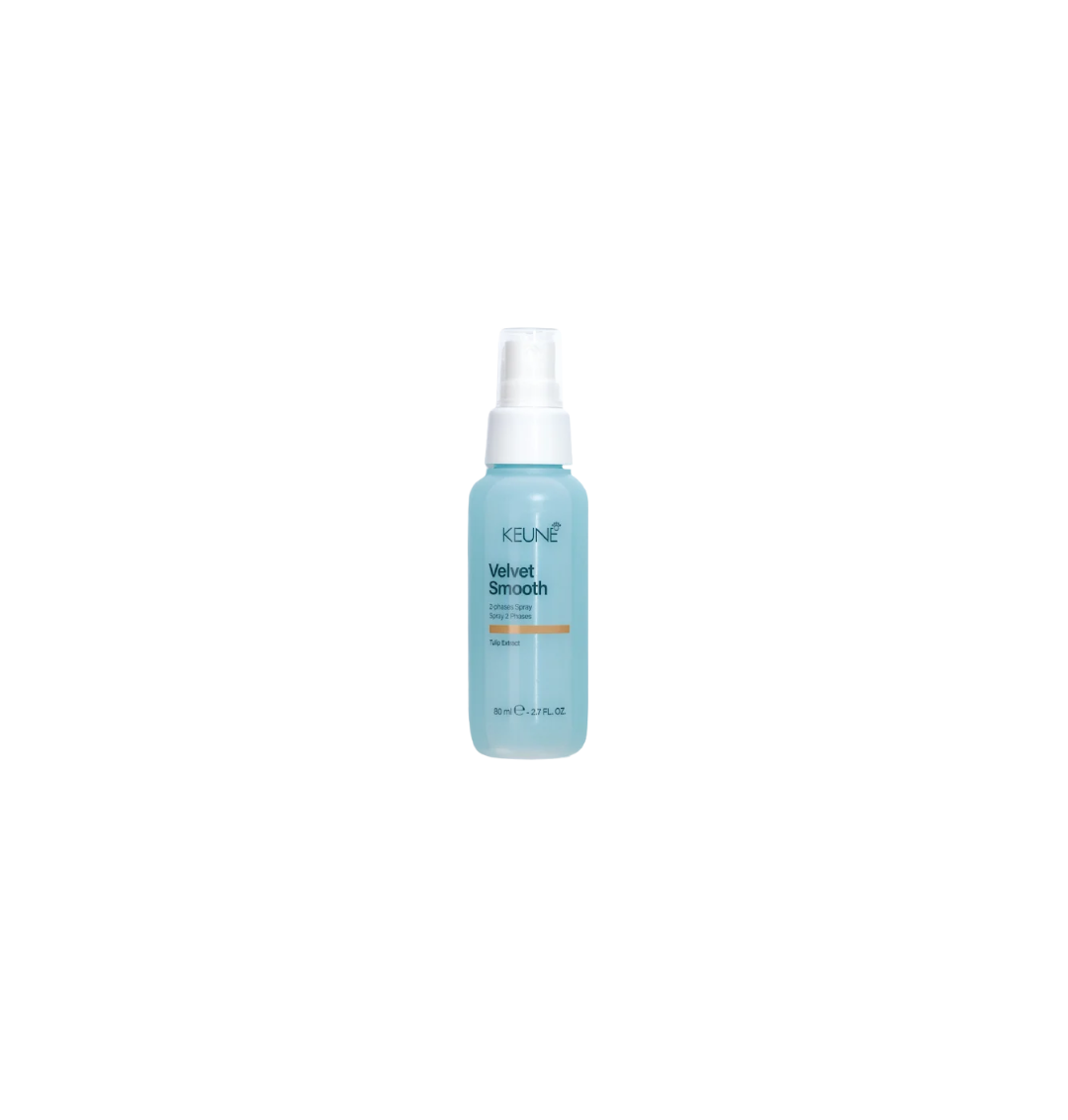 Keune care Velvet Smooth 2-phase Spray Travelsize 80ml Anti klit Care For Hair. 