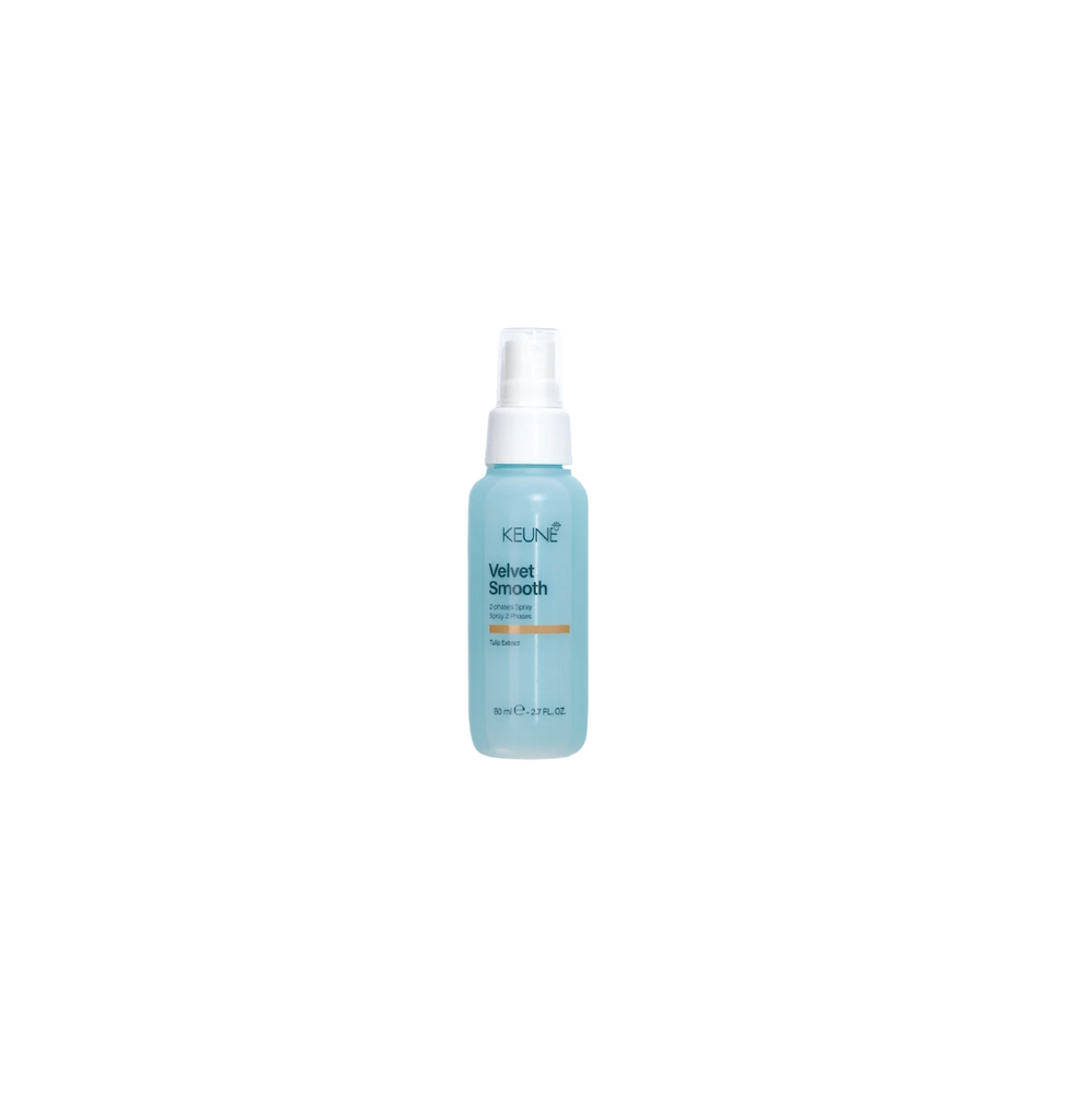 Keune care Velvet Smooth 2-phase Spray Travelsize 80ml Anti klit Care For Hair. 