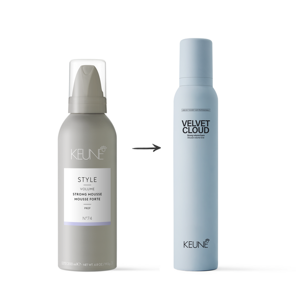 Keune Style Strong mousse alternatief Velvet cloud CFH Care For Hair