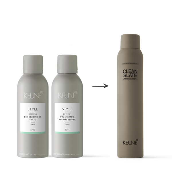 Keune Style dry shampoo en conditioner alternatief Clean Slate CFH Care For Hair