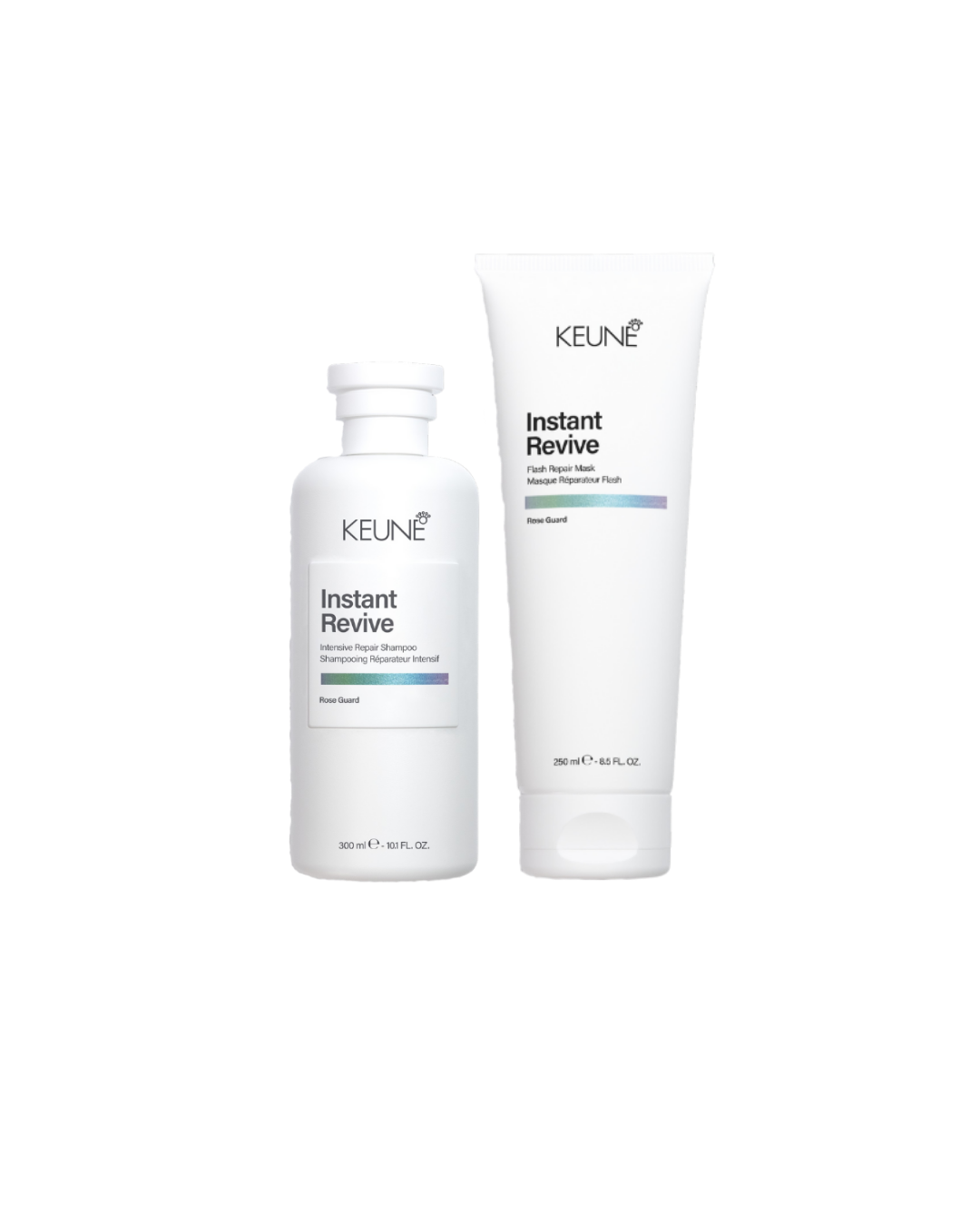 Keune Care Instant Revive Shampoo 300ml en Flash Mask 250ml nu samen in een bundel bij Care For Hair 