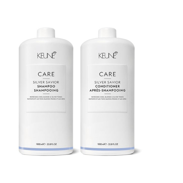 Keune Care Silver Savior Combi Voordeel Shampoo 1000ml en Conditioner 1000ml CFH Care For Hair #1000ml