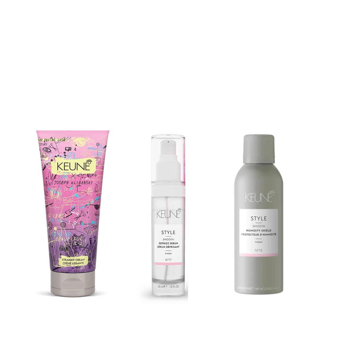 Keune Sleek Hair Bundel 200ml/30ml/200ml CFH Care For Hair