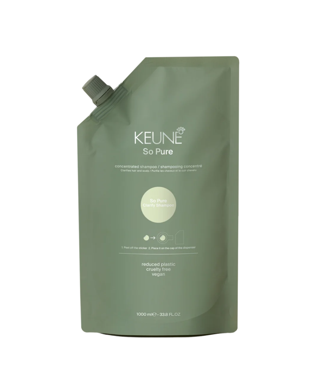 Keune So Pure Clarify Shampoo 1000ml Care For Hair 
