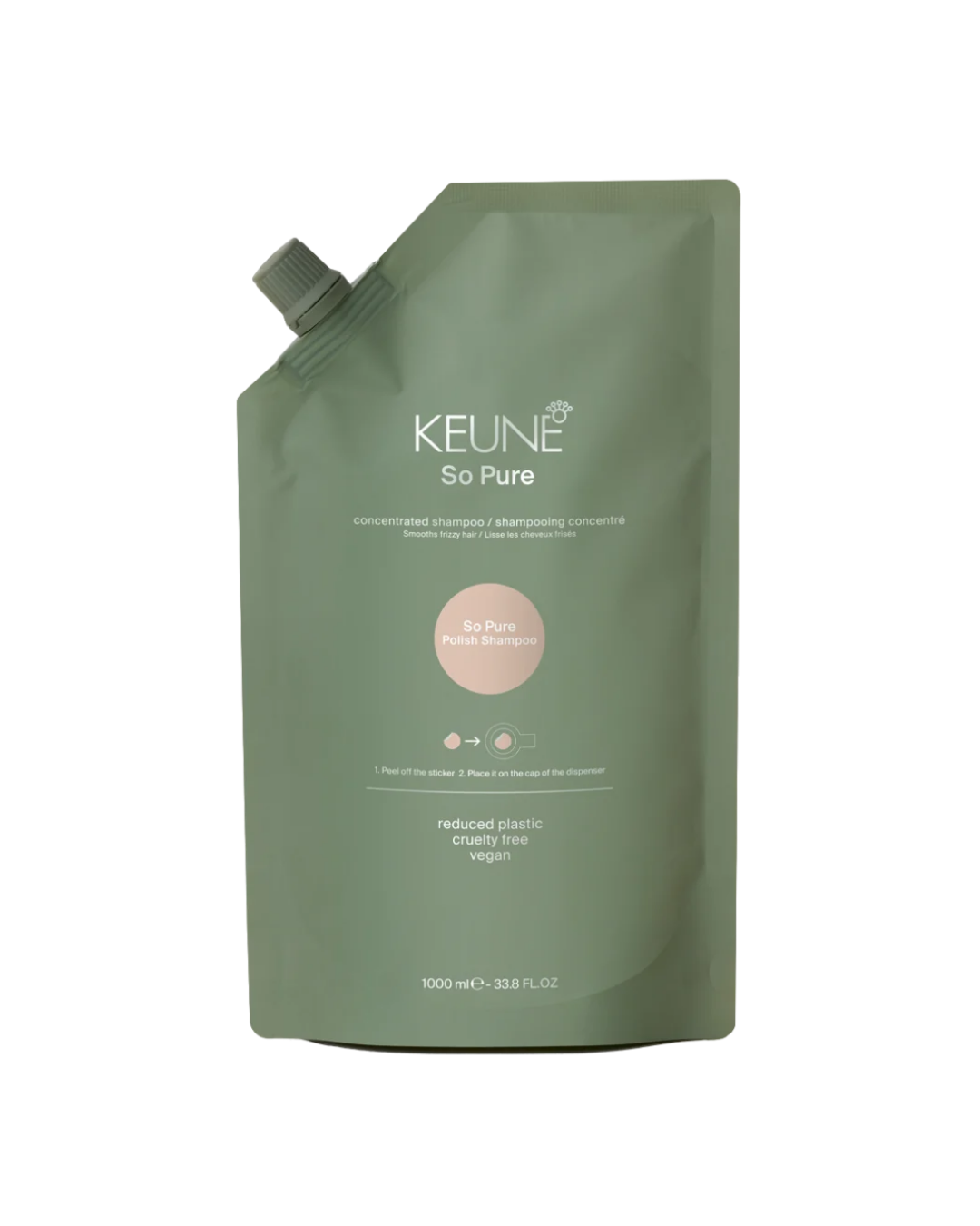 Keune So Pure Polish Shampoo 1000ml bij Care For Hair 