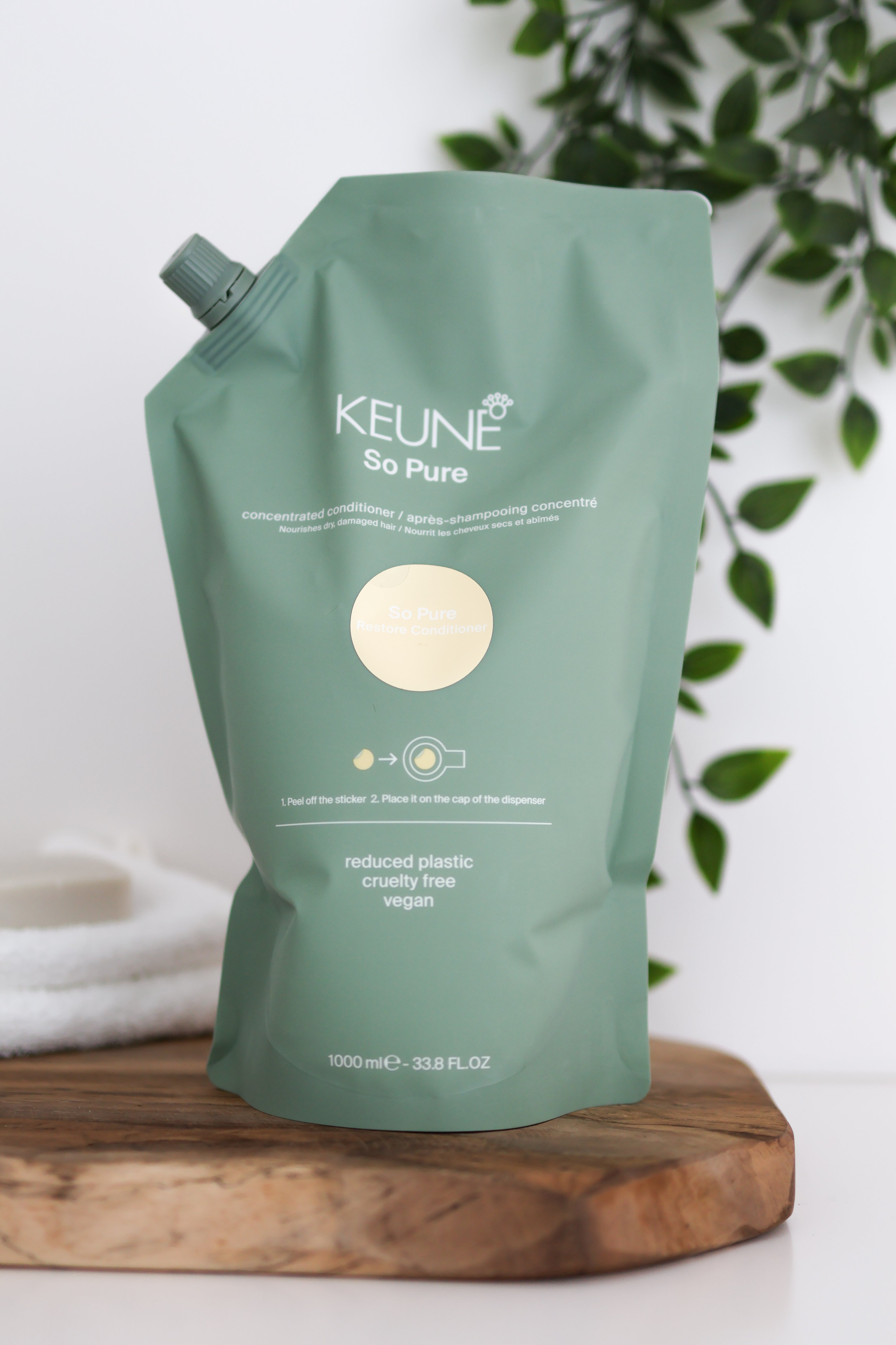 Keune So Pure Restore Conditioner 1000ml voor droog en beschadigd haar CFH