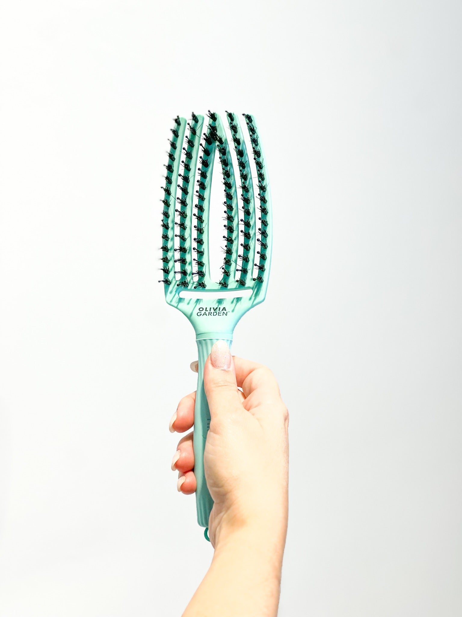 Olivia Garden Finger brush Pastel Mint CFH Care For Hair