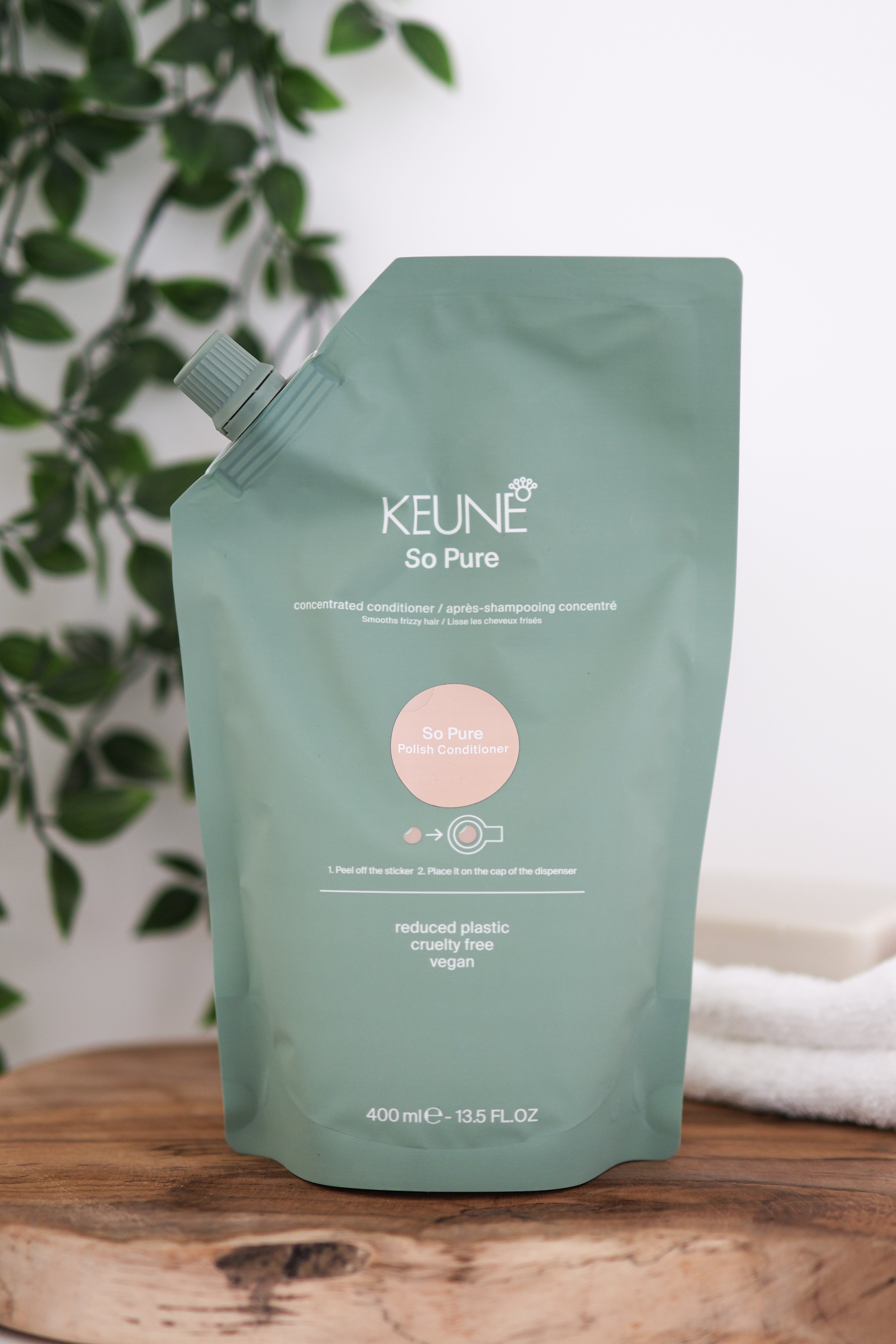 So Pure Polish Conditioner 400ml  voor glad en glanzend haar CFH
