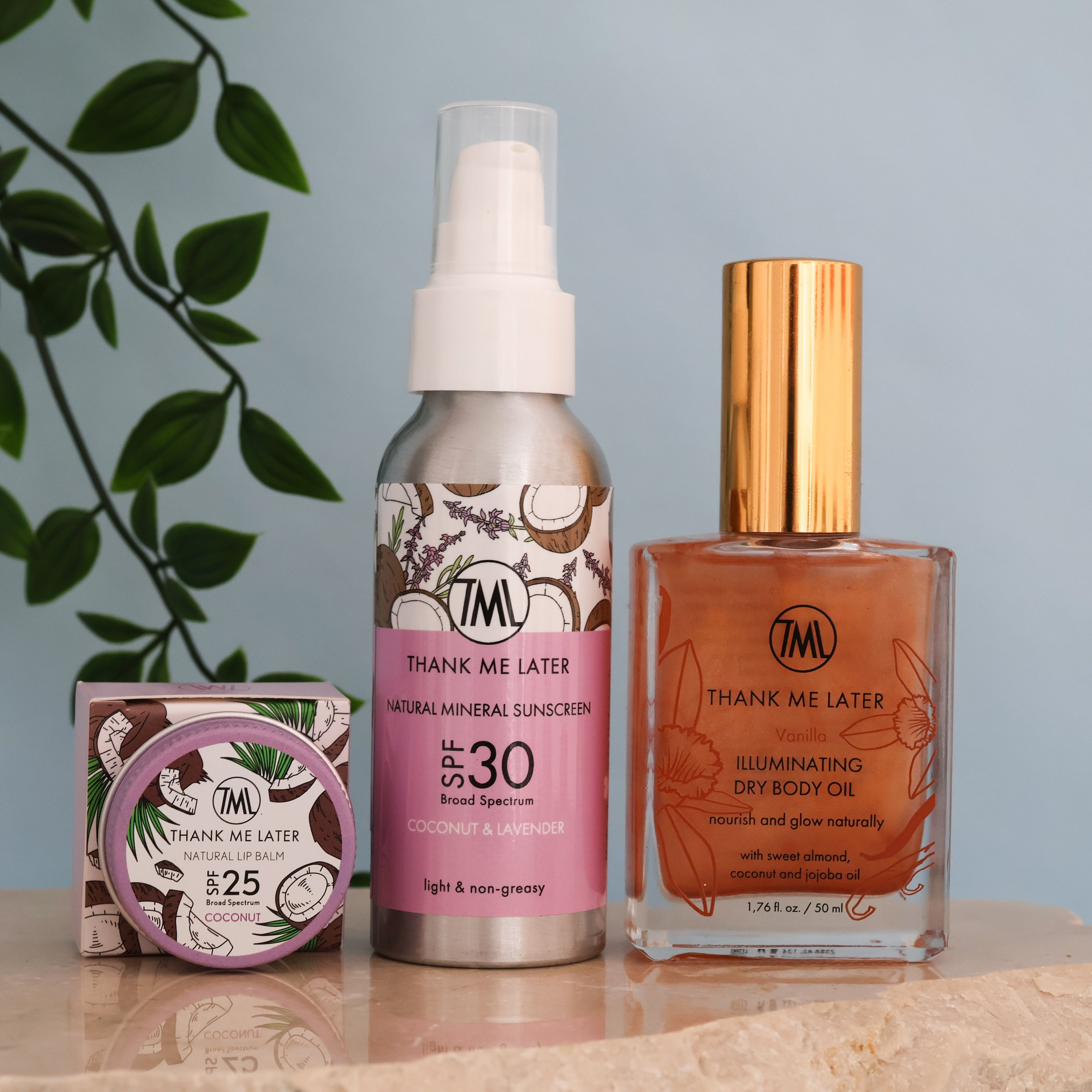 Thank Me Later Ready, set, go! Bundel Kokos & Lavendel CFH Care For Hair