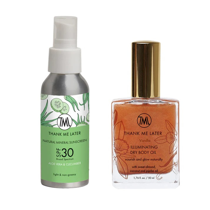 Thank Me Later Ultimate Duo Aloë Vera en Dry Body Oil CFH Care For Hair
