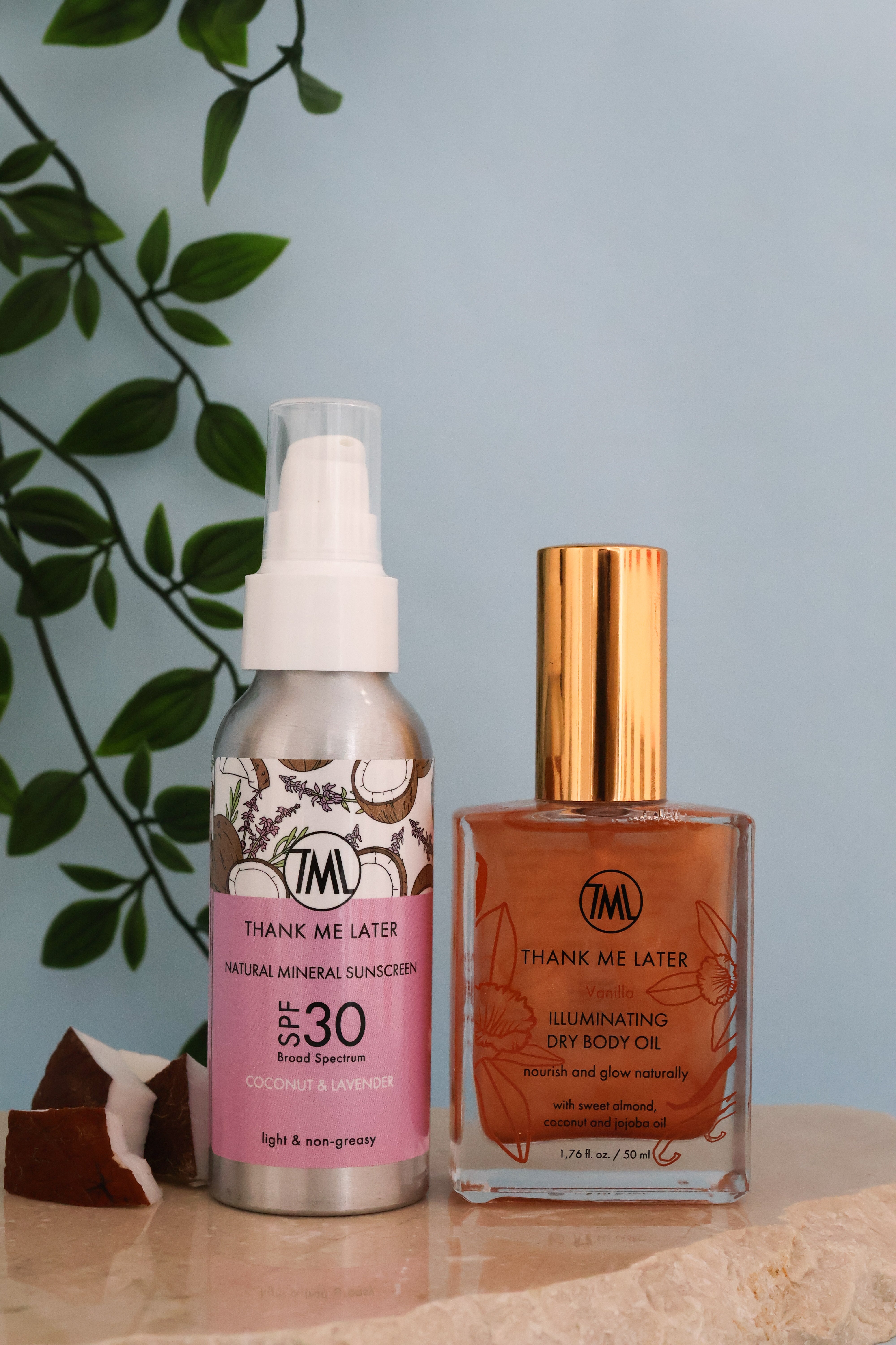 Thank Me Later Ultimate Duo Kokos en Dry Body Oil